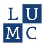 Logo van het LUMC