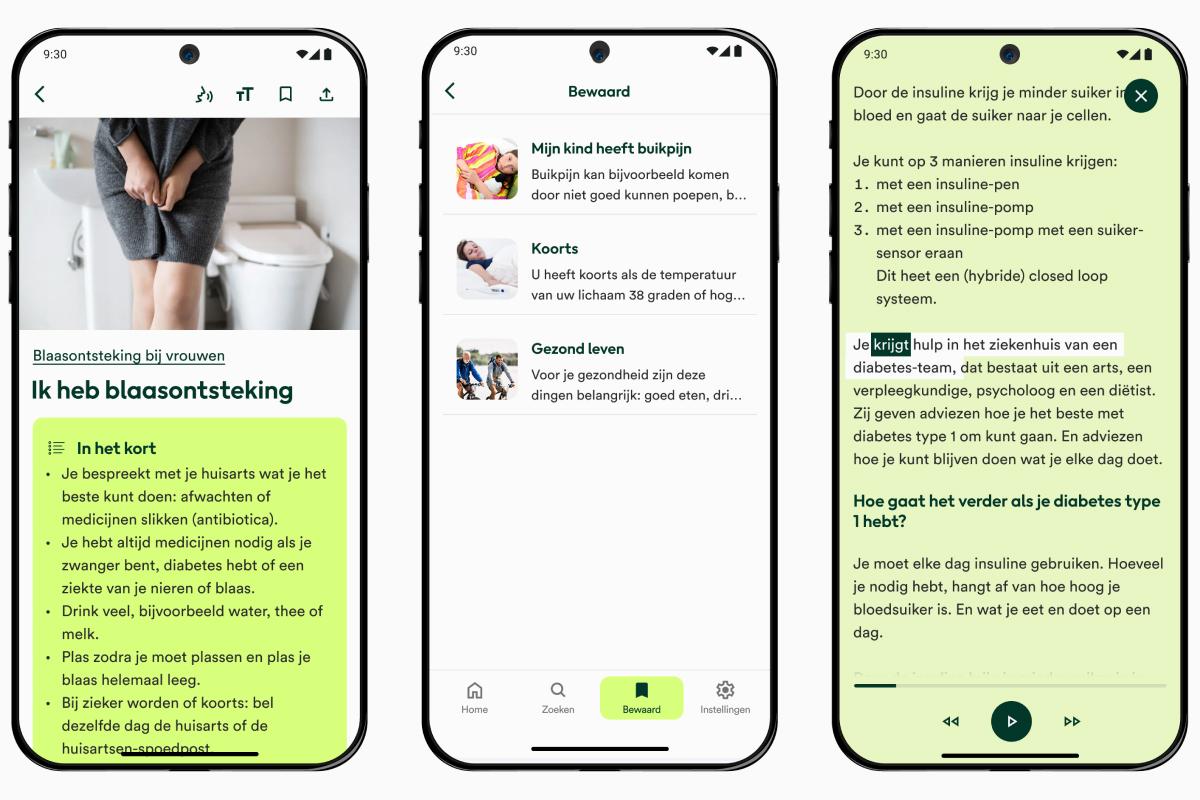 Thuisarts app Wat kun je met de app