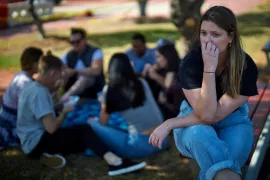 vrouw heeft sociale-angststoornis
