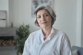 vrouw heeft thymoom of thymus-carcinoom