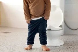 kind met blaasontsteking staat voor lage wc