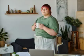 vrouw krijgt misschien maagverkleining