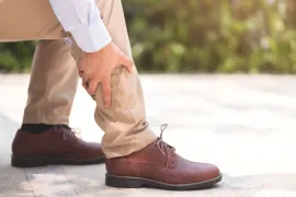 man heeft trombosebeen